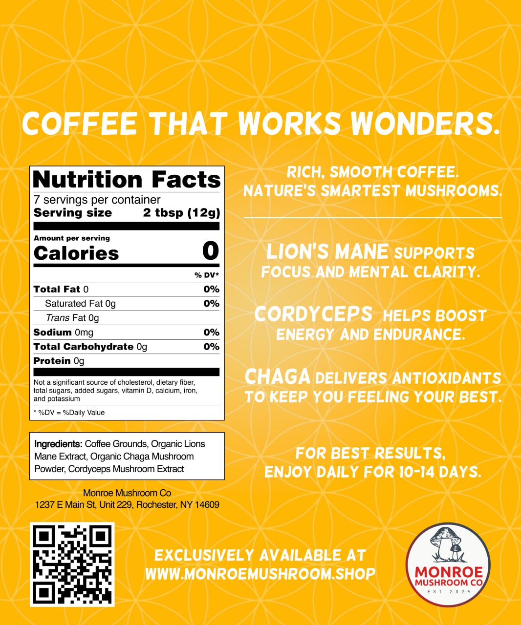 MAGIC Mushroom Coffee- Light Roast