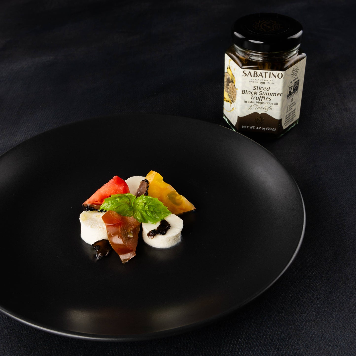 Sliced Black Summer Truffles in Extra Virgin Olive Oil