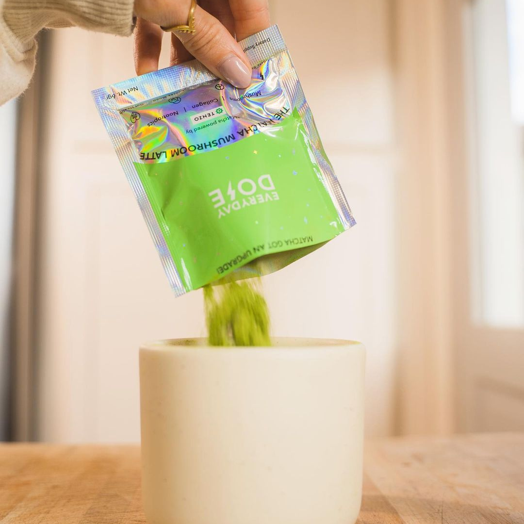 The Everyday Dose Single Serving Mushroom Matcha+ (10ct)