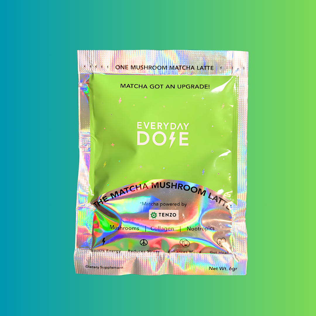 The Everyday Dose Single Serving Mushroom Matcha+ (10ct)