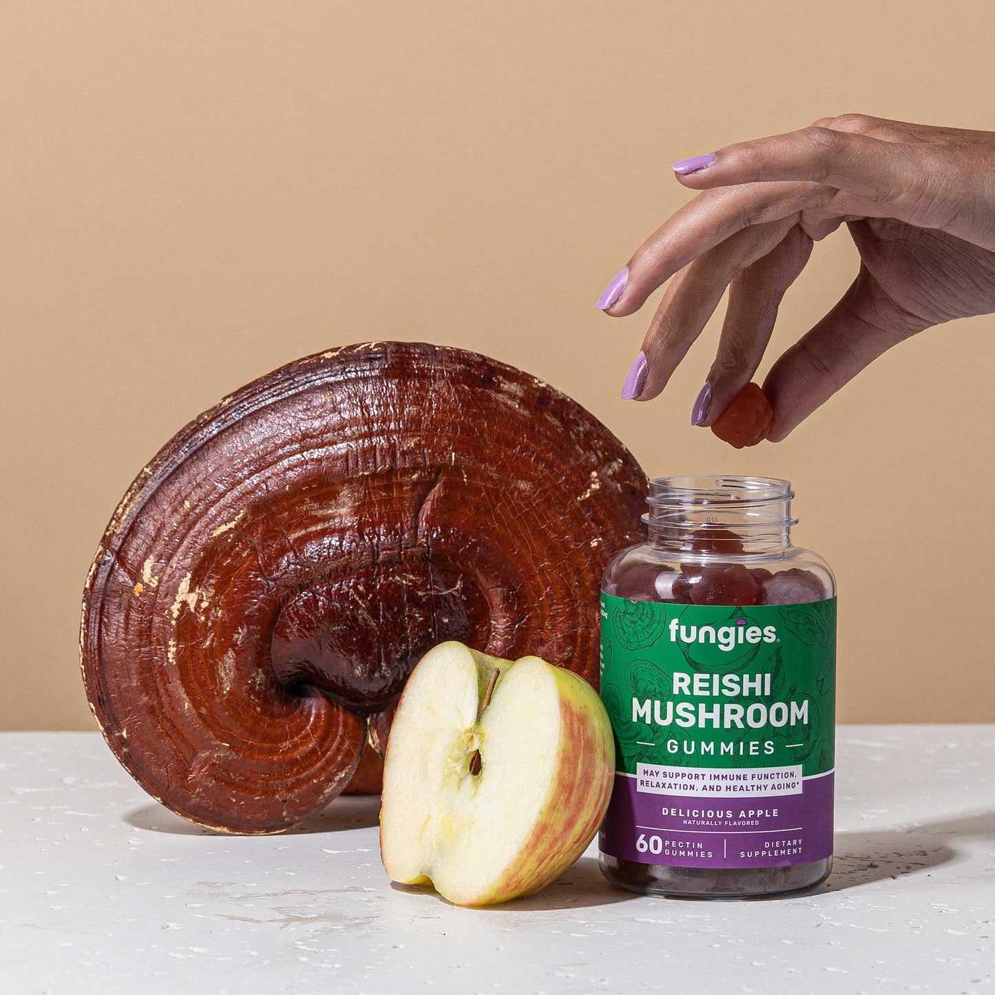 Reishi Relaxation Mushroom Gummies by Fungies