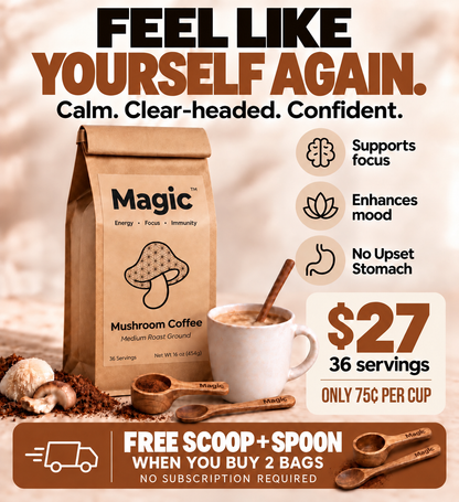 MAGIC™ Medium Roast Mushroom Coffee