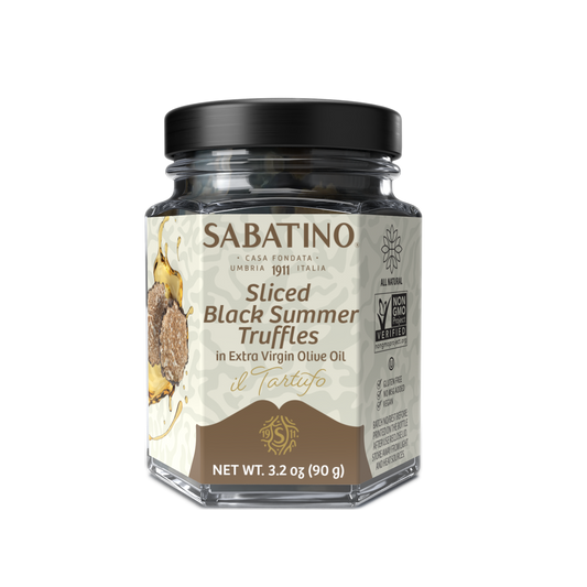 Sliced Black Summer Truffles in Extra Virgin Olive Oil