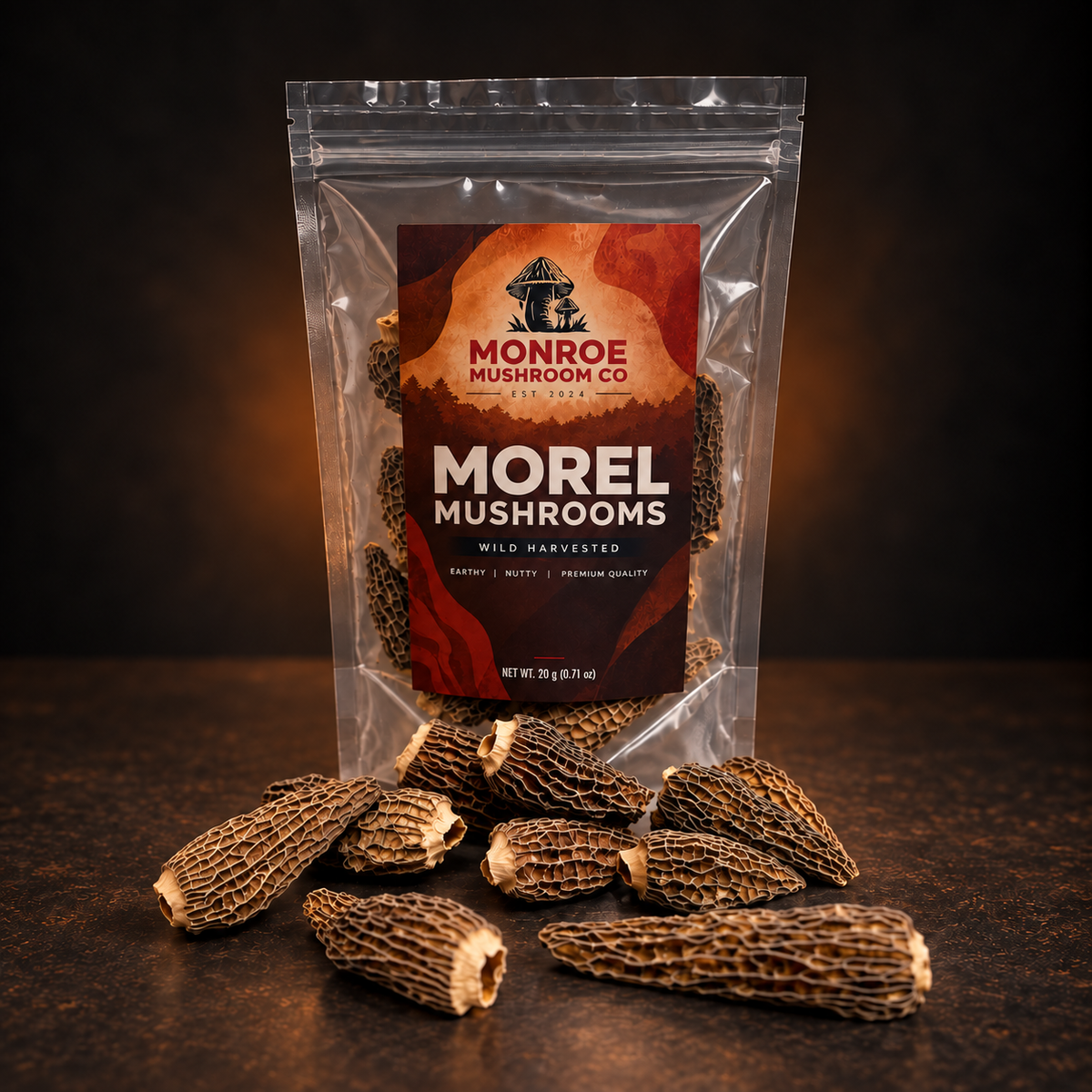 Morel Mushrooms - Dehydrated