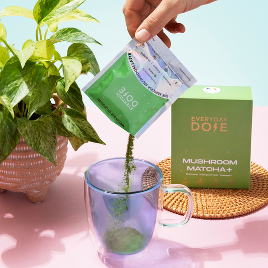 The Everyday Dose Single Serving Mushroom Matcha+ (10ct)