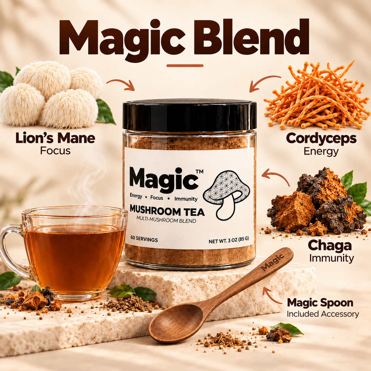MAGIC™  Multi-Mushroom Tea
