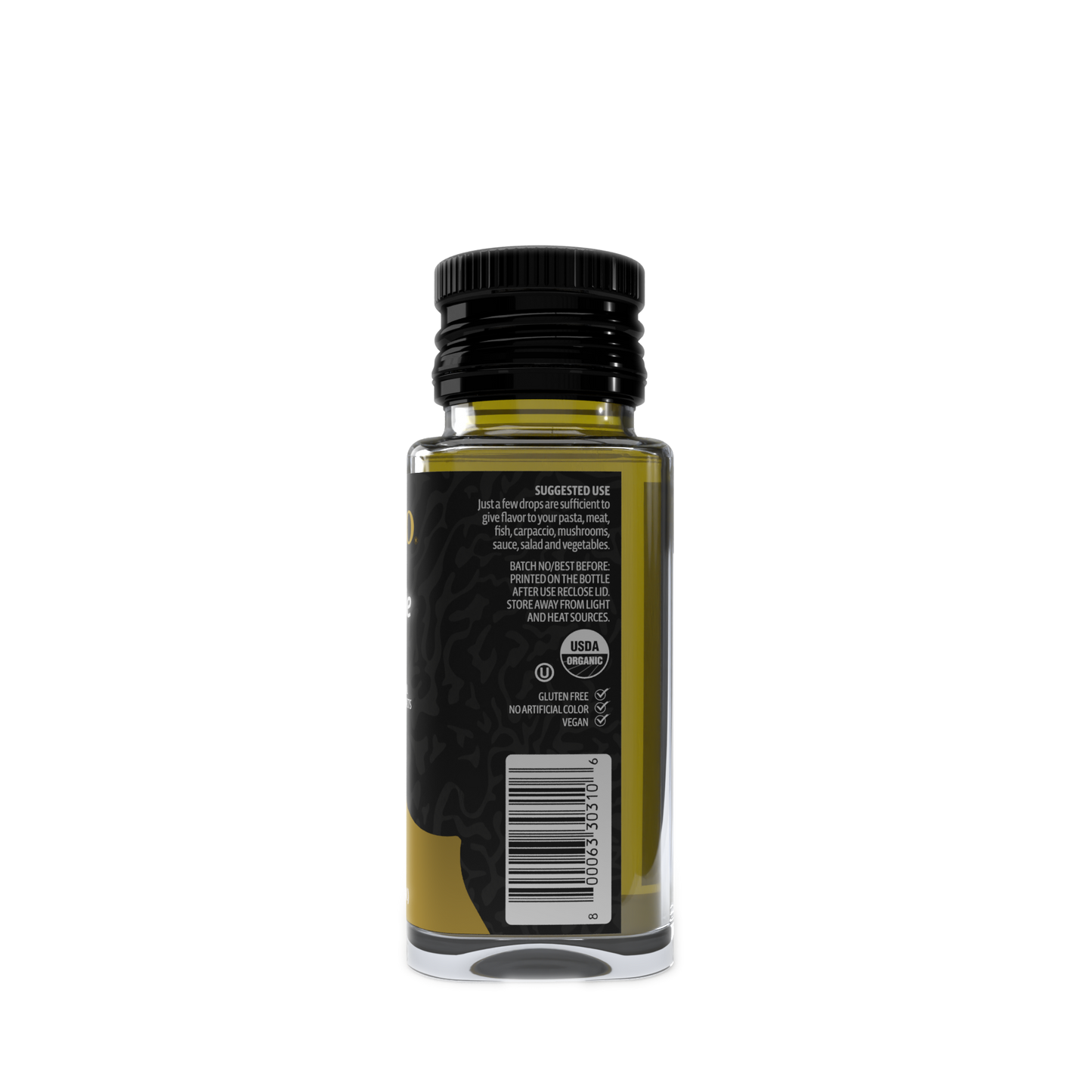 Sabatino USDA Organic Black Truffle Infused Oil 3.4 oz