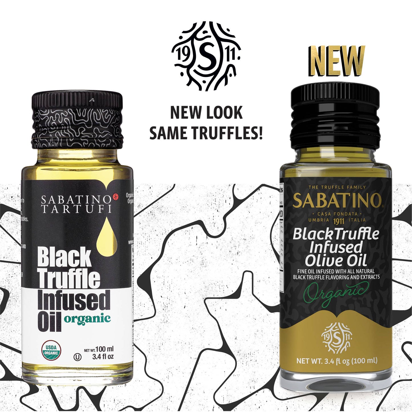 Sabatino USDA Organic Black Truffle Infused Oil 3.4 oz