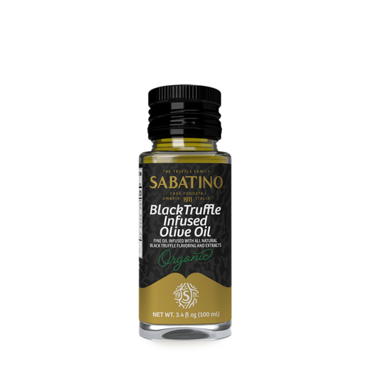 Sabatino USDA Organic Black Truffle Infused Oil 3.4 oz