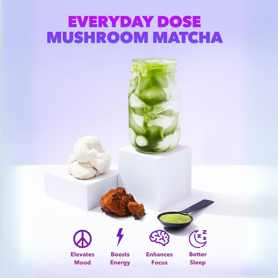 The Everyday Dose Single Serving Mushroom Matcha+ (10ct)