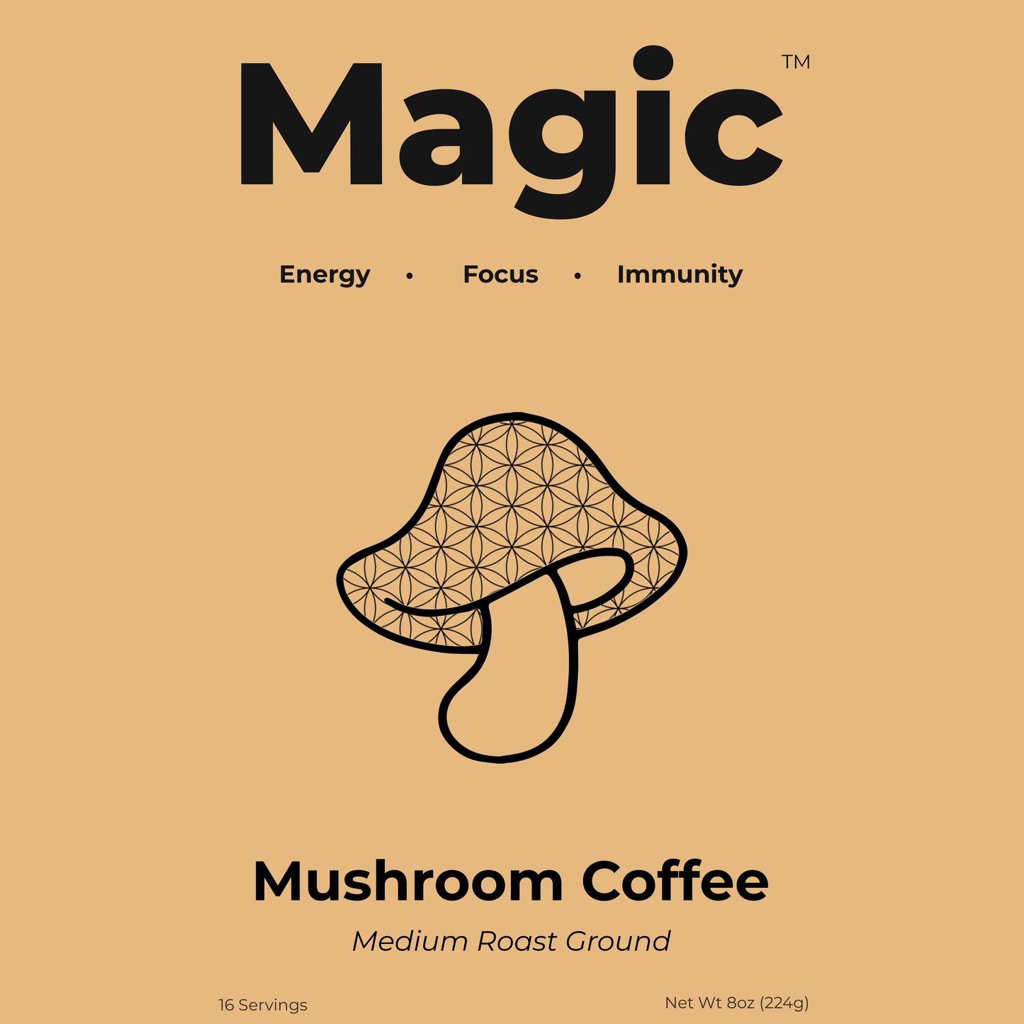 MAGIC Mushroom Coffee- Medium Roast